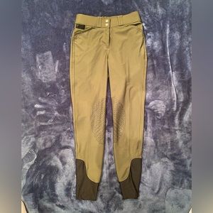 Mid Rise Olive Green Dover Breeches